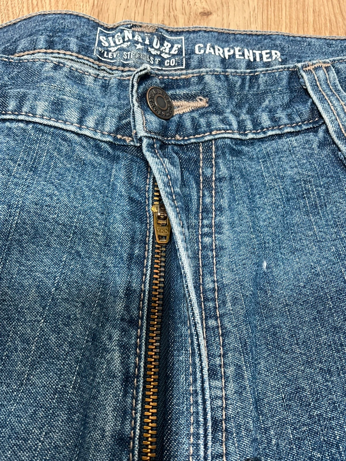 Jean Levi’s Homme  Carpenter W36 L30 Workwear Vintage 100% Coton Bleu  Lvh 106 – photo 5